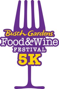 Busch Gardens Food & Wine Festival 5K: Sip, Savor & Sprint Logo