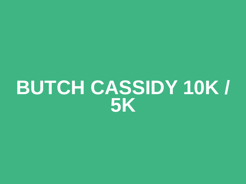 Butch Cassidy 10K / 5K Logo