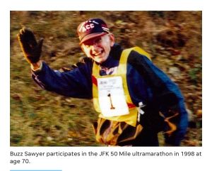 Buzz Sawyer Western Maryland Marathon/Half Marathon/10k Logo