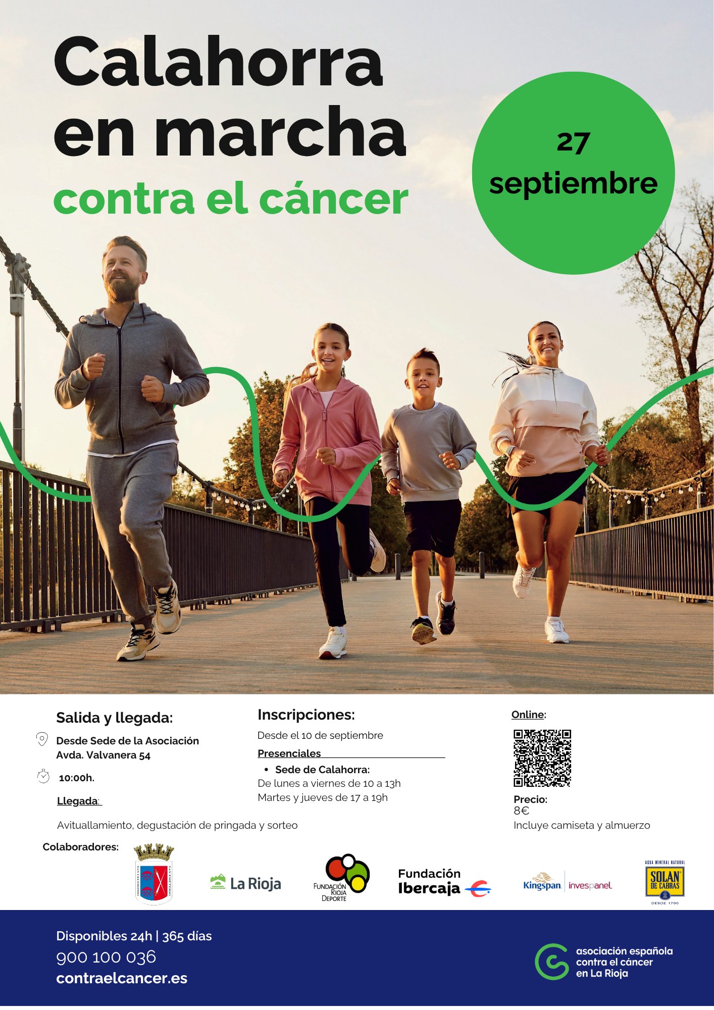 CALAHORRA EN MARCHA CONTRA EL CANCER 2026 Logo