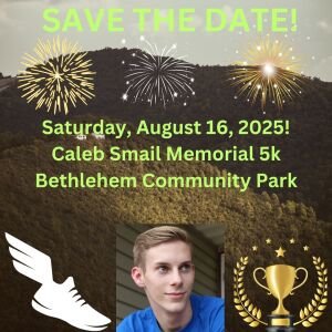 Caleb Smail Memorial 5k Logo