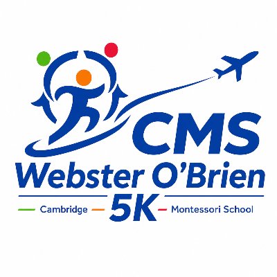 Cambridge Montessori School Webster O'Brien 5K Logo
