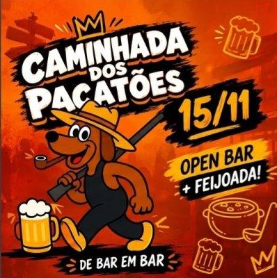 Caminhada Dos Pacatoes - Bar Em Bar Open Bar + Feijoada