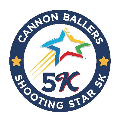 Cannon Ballers Shooting Star 5K Logo
