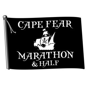 Cape Fear Marathon & Half, presented by Mount to Coast and hosted by Badwater® Logo