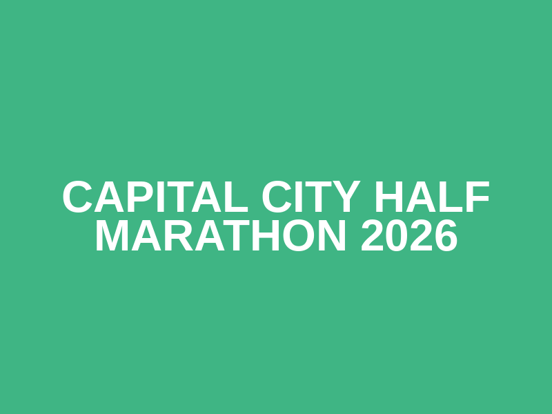 CAPITAL CITY HALF MARATHON 2026 Logo