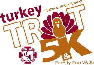 Cardinal John Foley School Turkey Trot (20th Annual) Logo