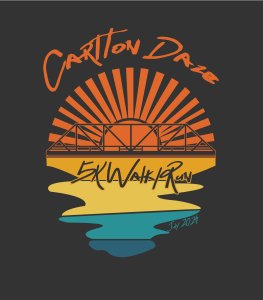 Carlton Daze 5K Run/Walk Logo