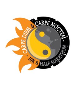 Carpe Diem - Carpe Noctem Half Marathon and 10K - MI Logo