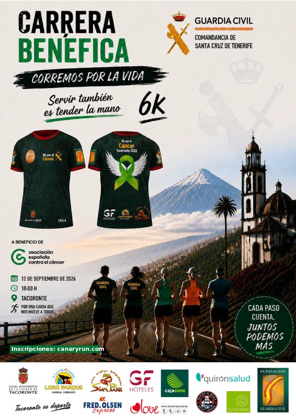 Carrera Benéfica por el Cáncer - Guardia Civil 2026