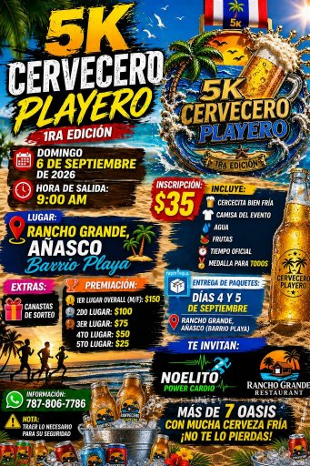 Carrera Cervecera 5km Añasco Logo