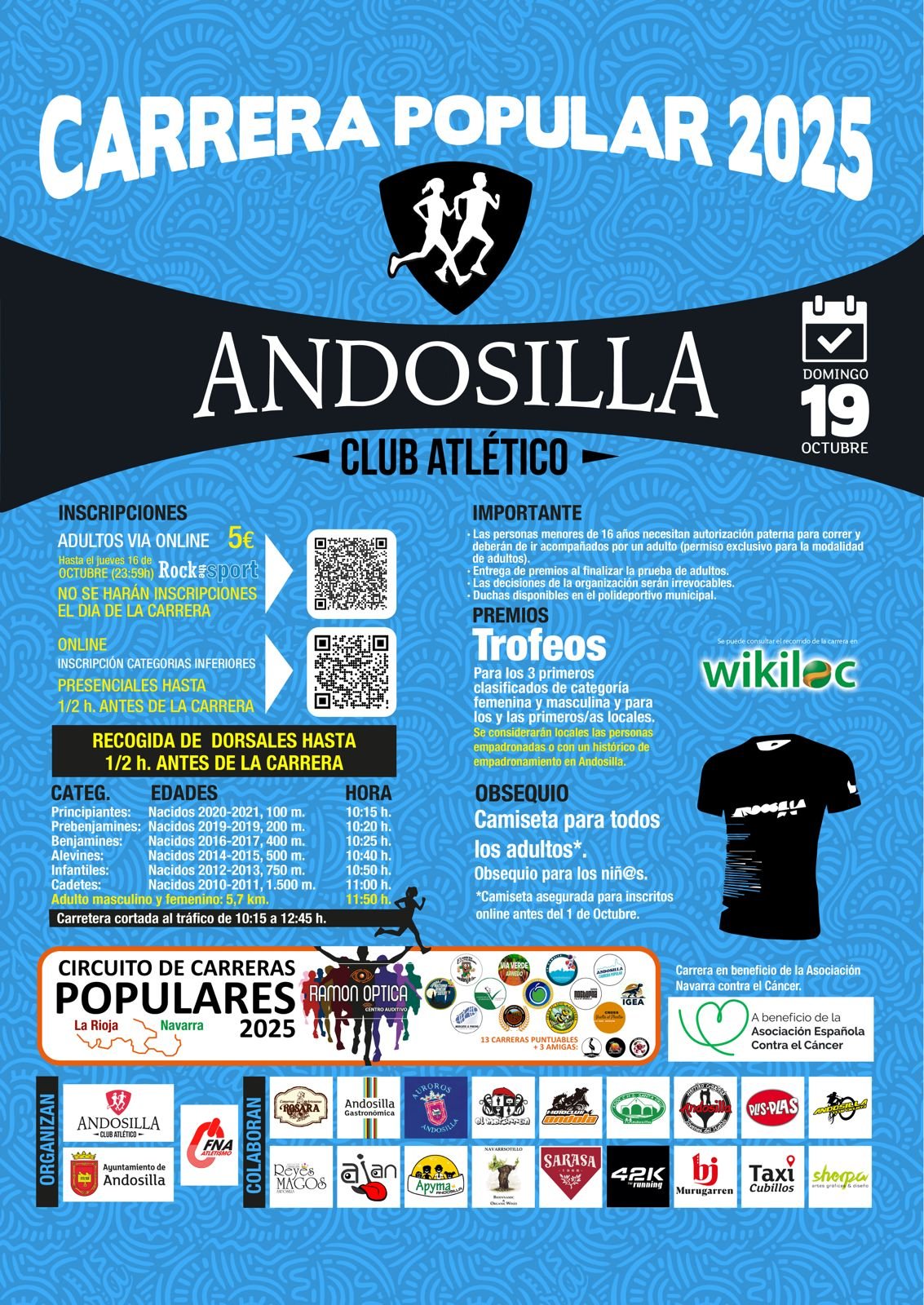 CARRERA POPULAR VILLA DE ANDOSILLA 2026