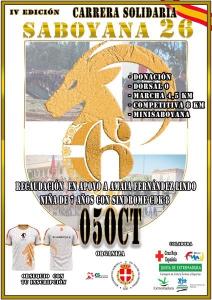 Carrera Solidaria SABOYANA 26 Logo