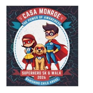 CASA Monroe Superhero 5K & Fun Walk Logo