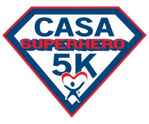 CASA of Tulare County Superhero 5K Logo
