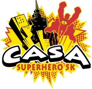 CASA of Wise & Jack Counties Superhero 5K Logo