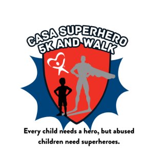 CASA SuperHero 5K and Walk Logo