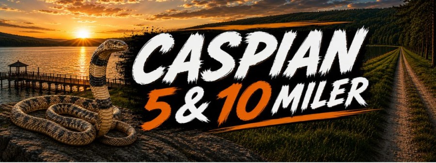 Caspian 5 and 10 miler Logo