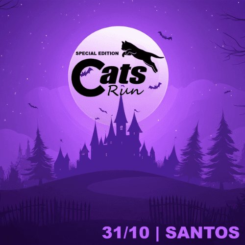 CATS RUN SANTOS 2026 Logo