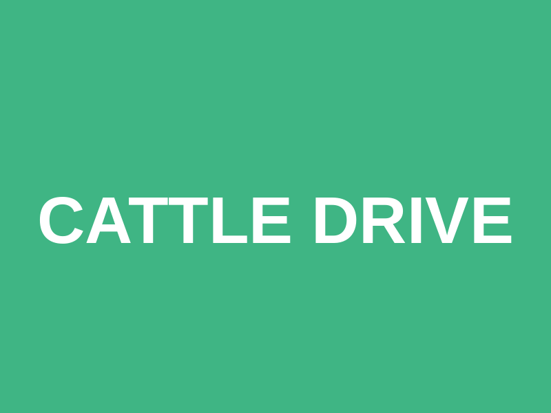 Cattle Drive Logo