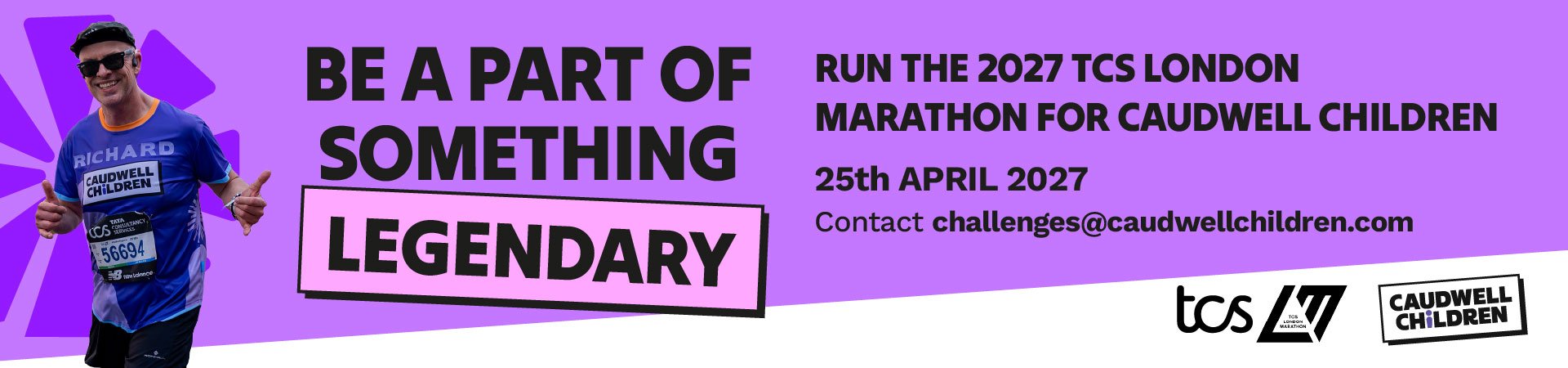 Caudwell Children x TCS London Marathon 2027 Logo