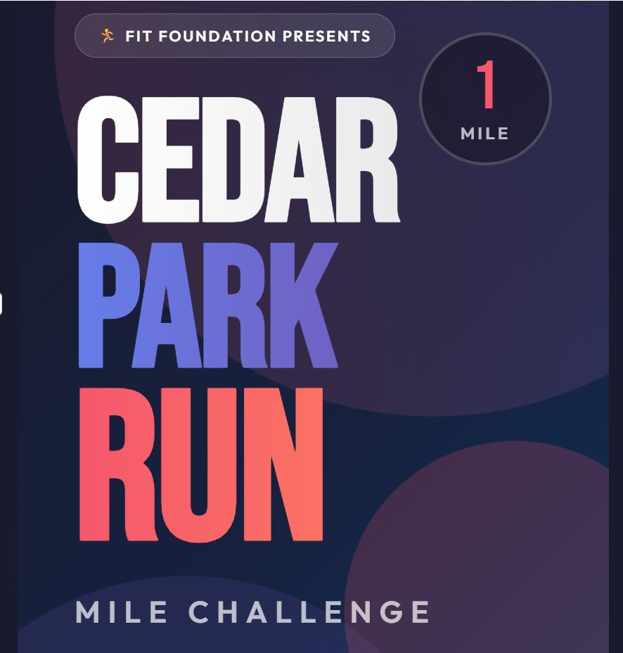 Cedar Park Run: Mile Challenge & 5K (Fall Edition) Logo