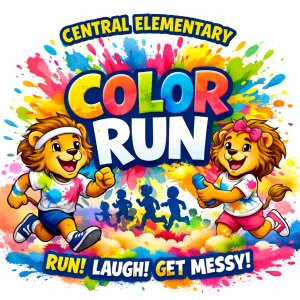 CES Color Run Logo