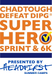 ChadTough Defeat DIPG Superhero Sprint & 6K Logo