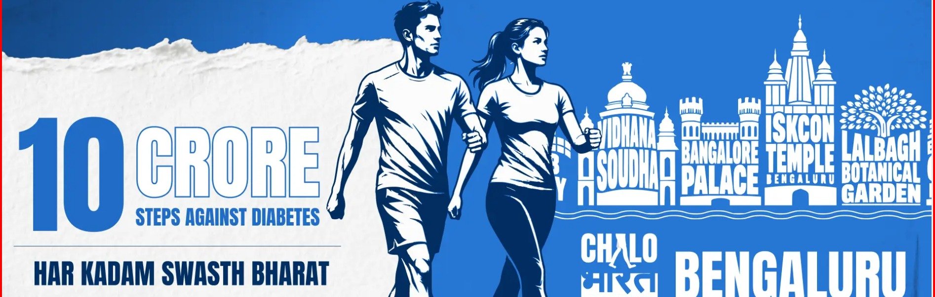 Chalo Bharat Walkathon - Bengaluru Edition 2026 Logo