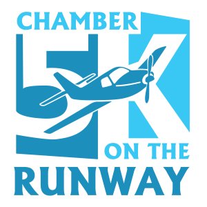 Chamber 5K on the Runway Logo