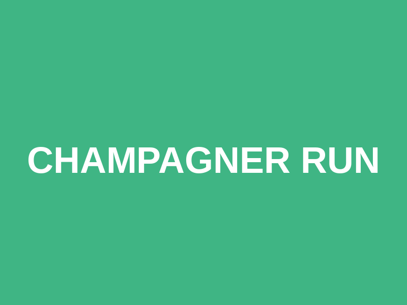 Champagner Run Logo