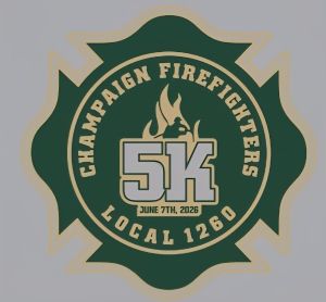 Champaign Firefighters Local 1260 5k Logo