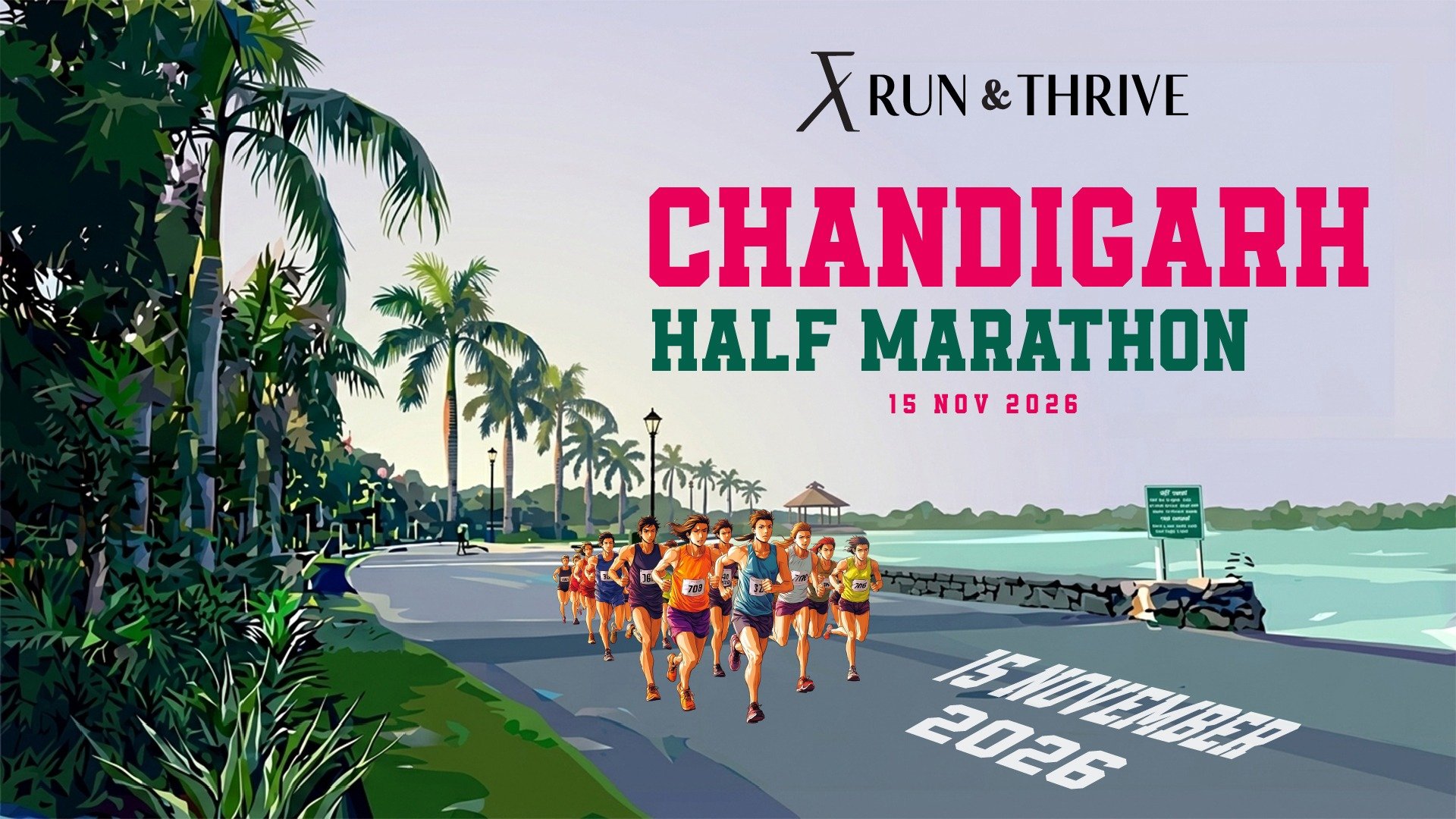 CHANDIGARH HALF MARATHON 2026 Logo