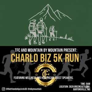 Charlo Biz Memorial 5k Run Logo