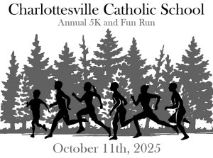 Charlottesville Catholic School Annual 5K Run/Walk Logo