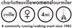 Charlottesville Women's Four Miler Logo