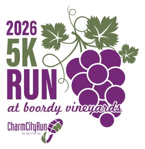 Charm City Run 5K at Boordy Vineyards Logo