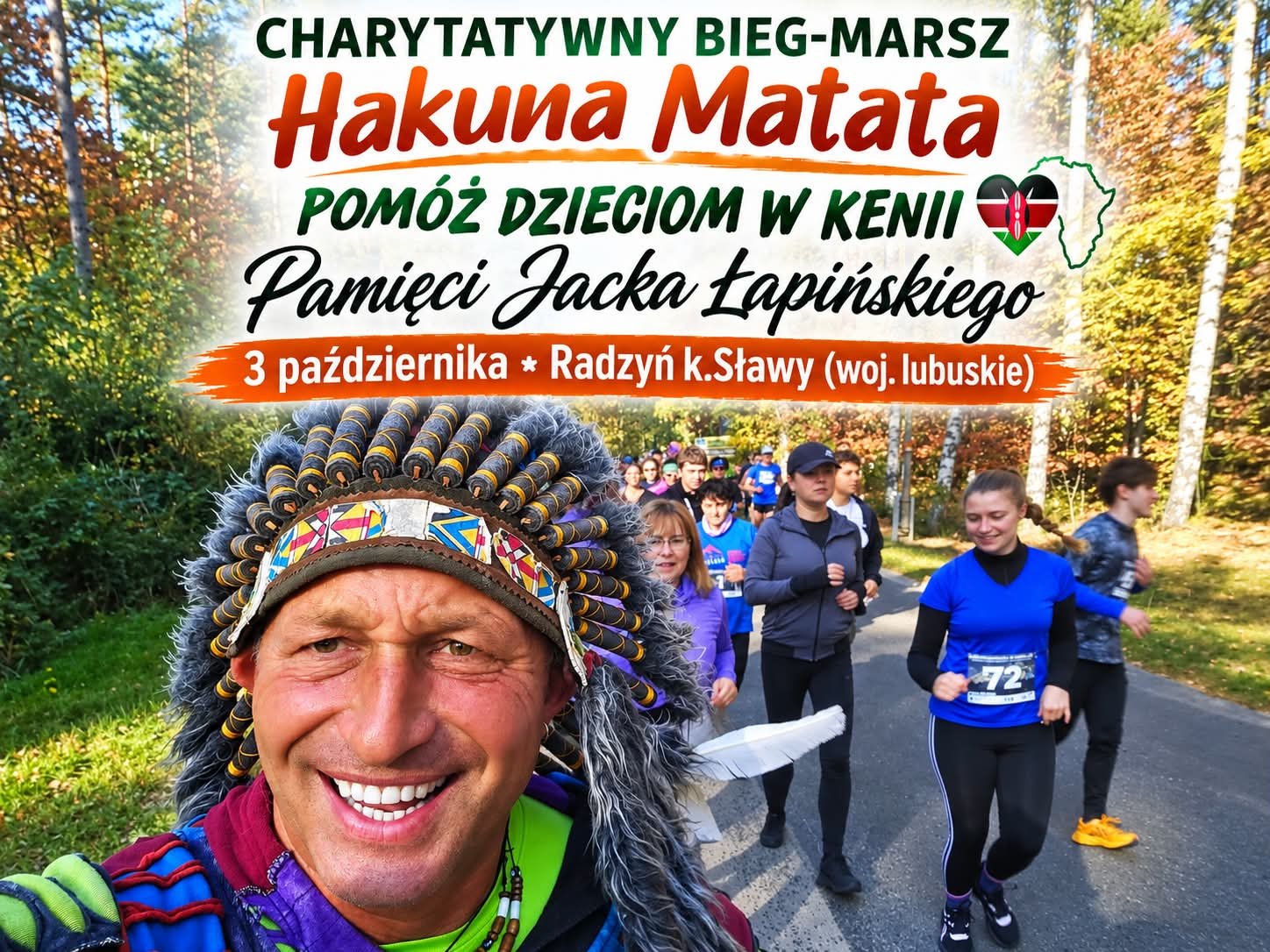CHARYTATYWNY BIEG-MARSZ HAKUNA MATATA - POMÓŻ DZIECIOM W KENII Logo