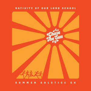 Chase the Sun Summer Solstice 5k Logo