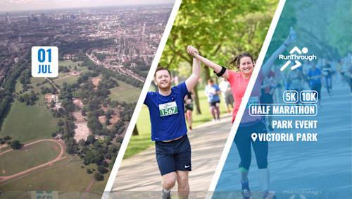 Chase the Sun Victoria Park 5k, 10k & Half Marathon July 2026 Logo