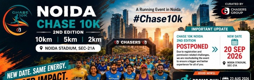 Chase10K Noida 2nd Edition Logo
