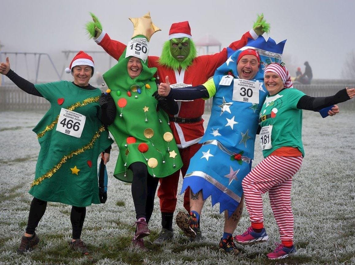 Chasewater Christmas Pudding Dash Logo