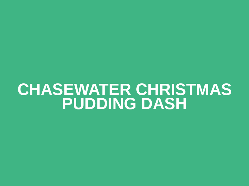 Chasewater Christmas Pudding Dash Logo