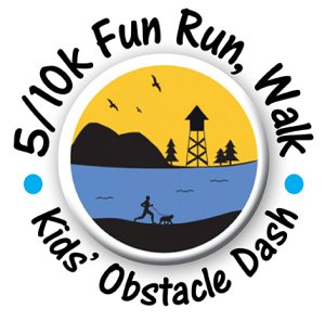 Cheadle Lake 5K/10K Fun Run & Walk and 1/2 Mile Kids Obstacle Dash Logo