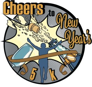 Cheers to New Year's 5k Run/Walk - Orlando Logo