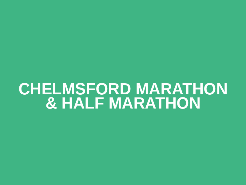Chelmsford Marathon & Half Marathon Logo