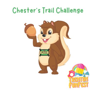 Chester Chipmunk's Trail Run Challenge Logo