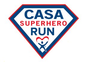 Chesterfield CASA Superhero 5k & Fun Run Logo