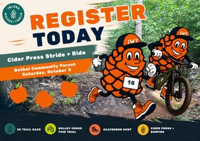 Cider Press Stride + Ride Logo