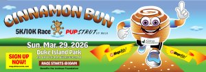 CINNAMON BUN 5K/10K & 2K PupStrut Logo